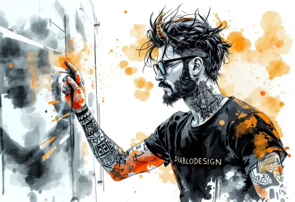 DiabloDesign's suite of design tools, including CSS, color, and animation generators, accessible from the left panel