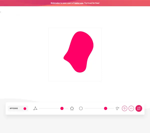 Blobmaker: An Online Tool for Creating Custom Blob Shapes for Websites and Graphic Design Projects