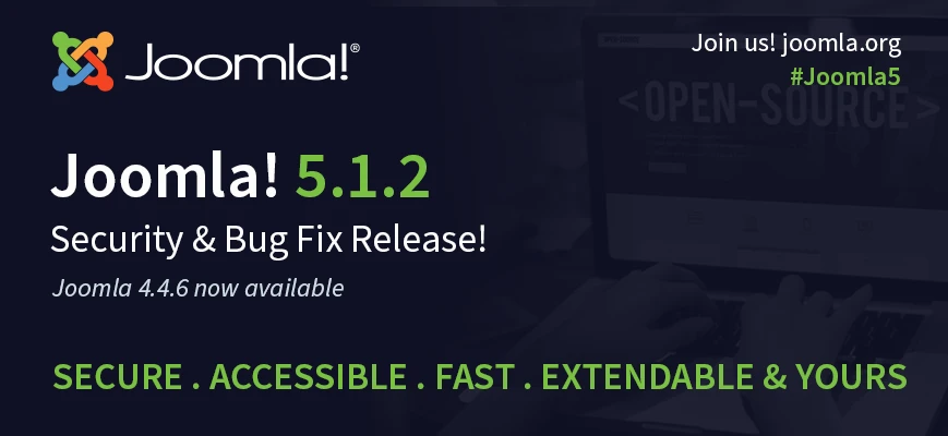 Joomla 5.1.2 and Joomla 4.4.6 Security and Bug Fix Release