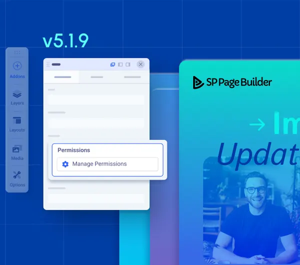 SP Page Builder v5.1.9 update features and enhancements