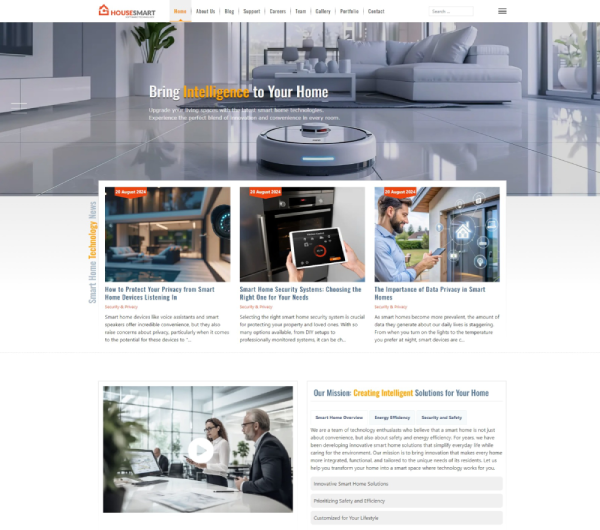 image template joomla 5 DD SMARTHOME 126